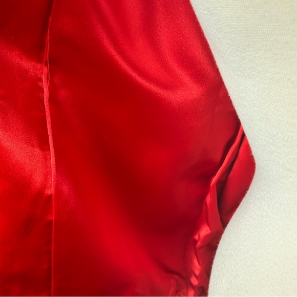 Vintage Las Vegas SATIN BOMBER BUTTON UP JACKET - Picture 7 of 8